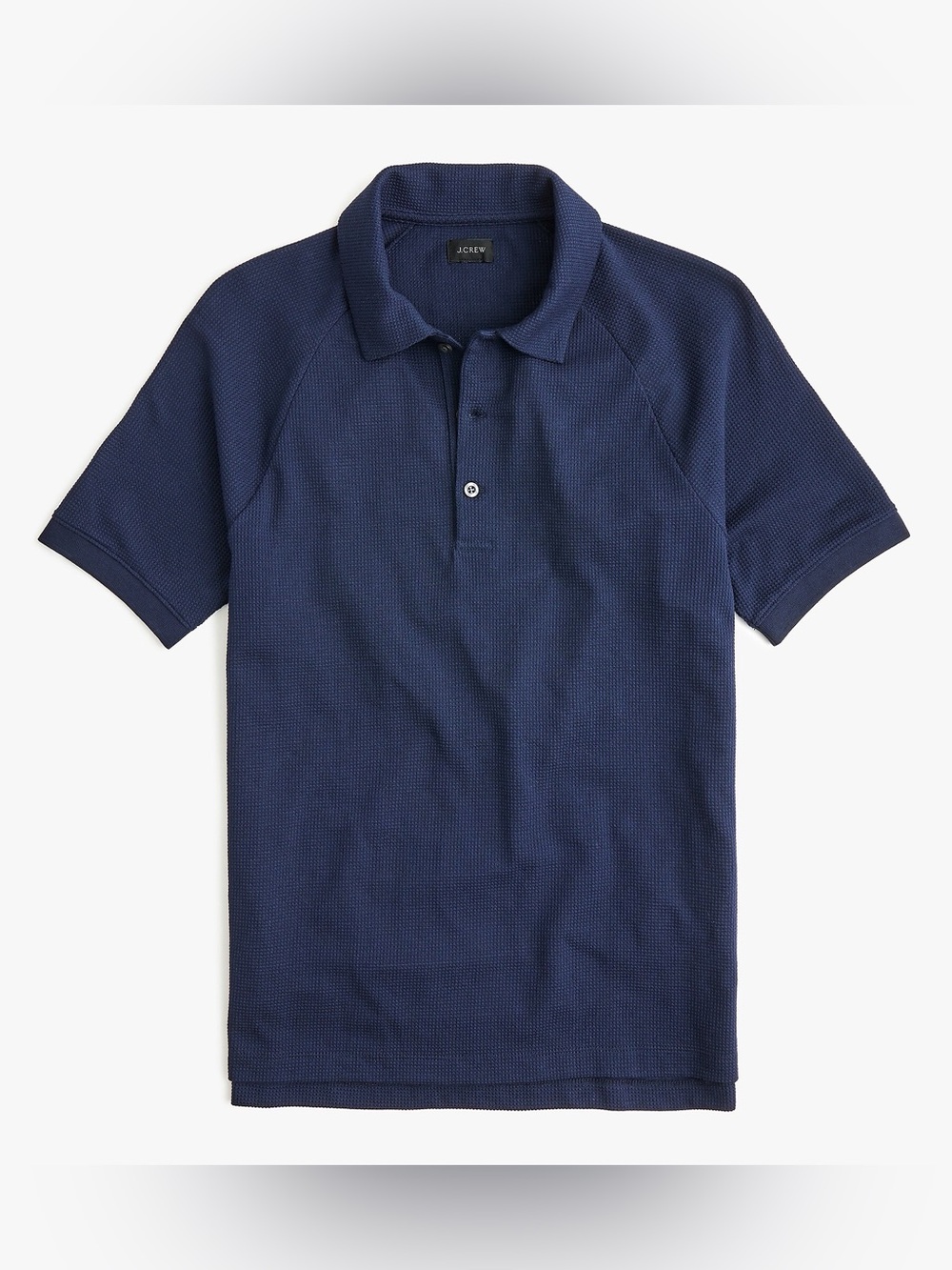 J. Crew 2019 Men's Tech Polo Shirt with COOLMAX Technology, Navy, Size M